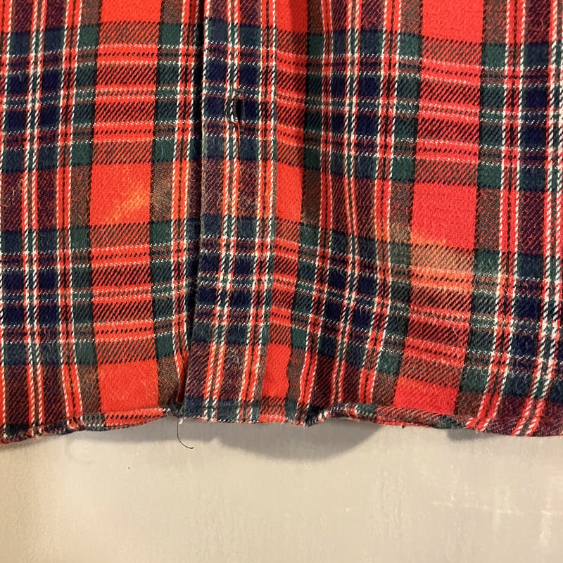70s FIVE BROTHER ネルシャツ ファイブブラザー L USA製 コットン