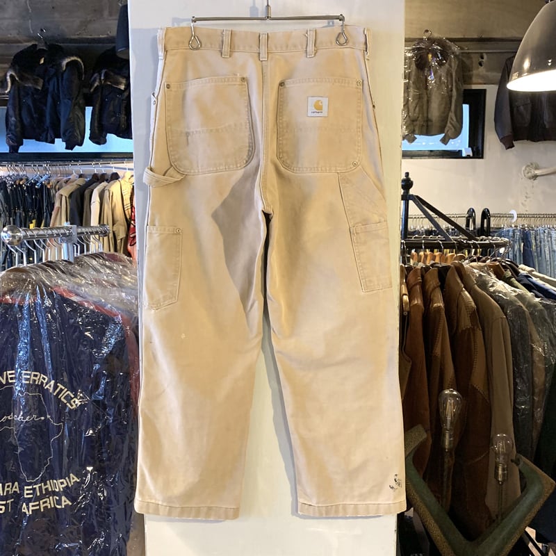 80s Carhartt ダック地 ペインターパンツ ダブルニー 雰囲気系 USA製