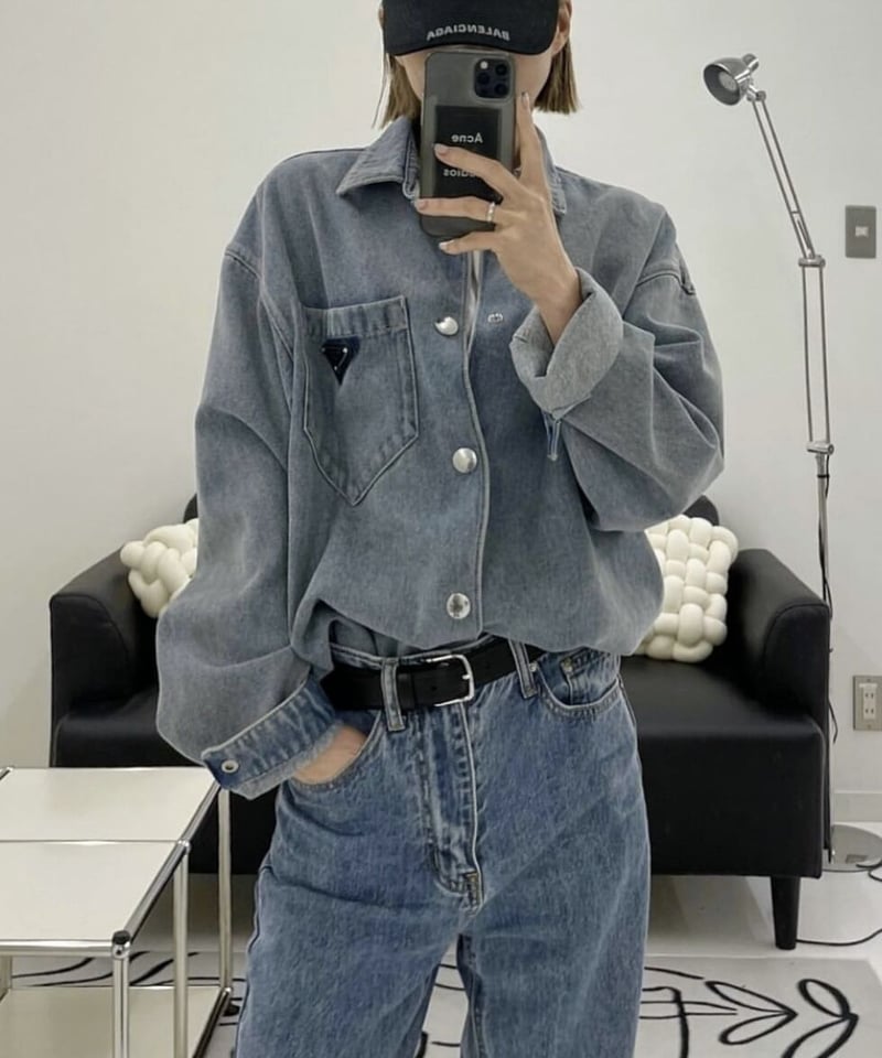 high waist tapered denim | ok.soon