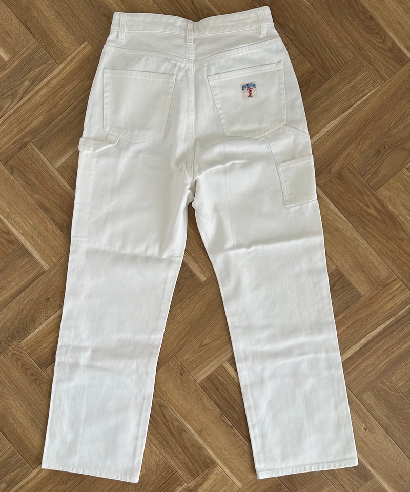 ok.soon×piccadilly cotton white painter pants |