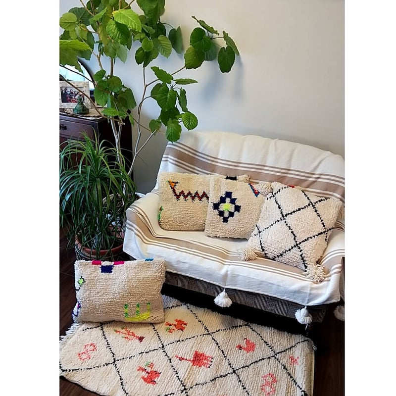 モロッコ アジラル クッション プフ pouf 3 | Boawid