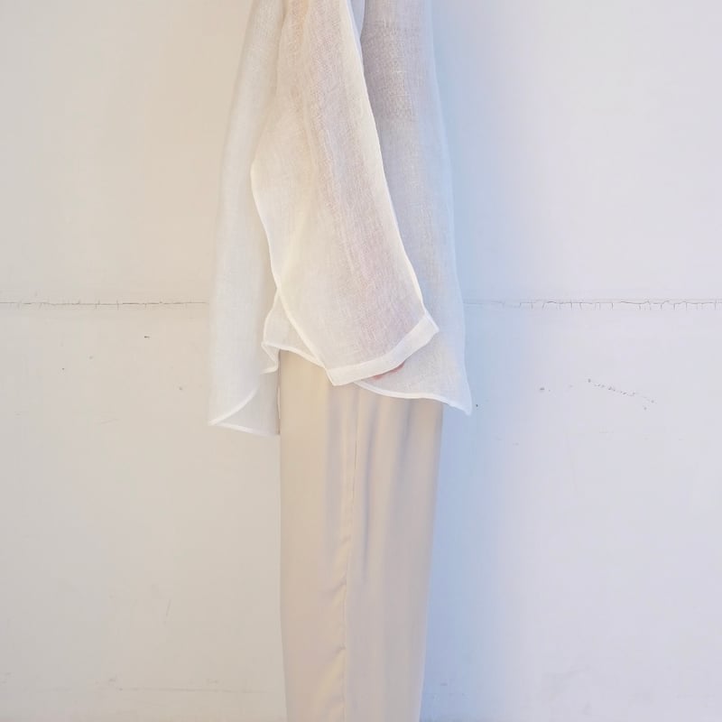 linen gawze top | ERiKOKATORi