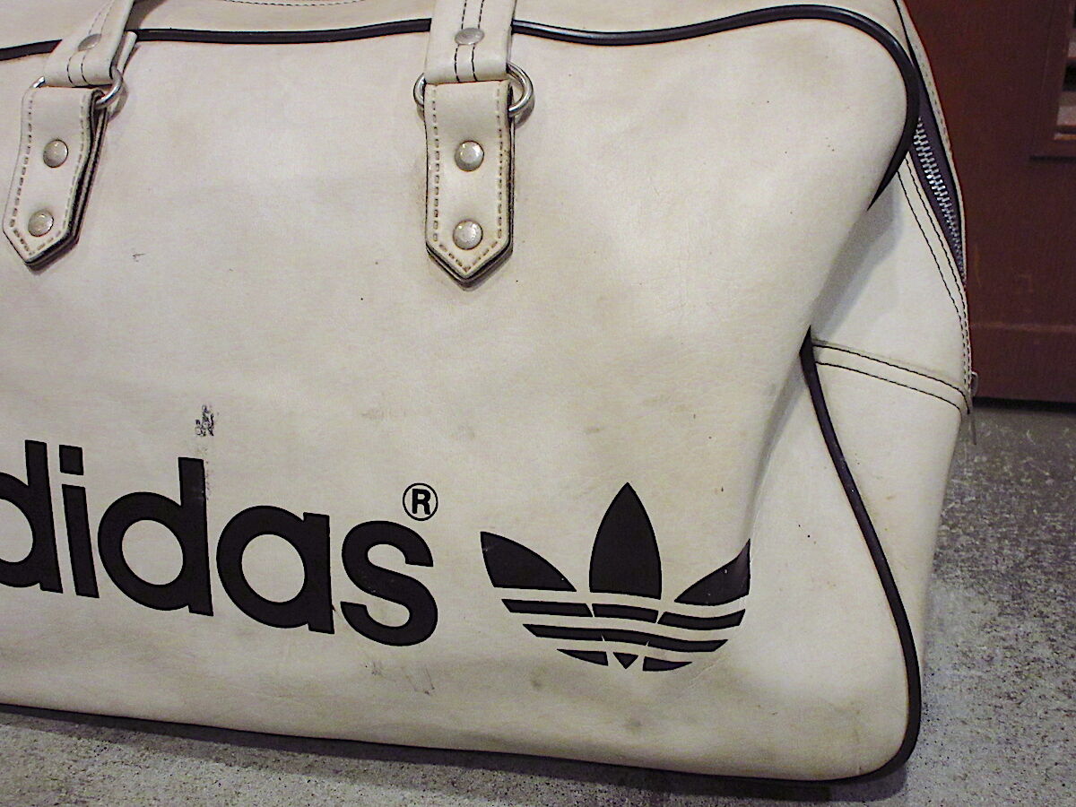 ビンテージ70's○MADE IN FRANCE adidasボストンバッグ○220917r5