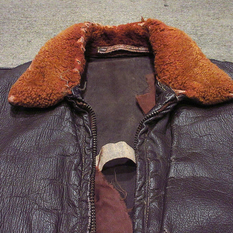 ビンテージ40's○U.S.NAVY G-1 55JI4フライトジャケットsize 40○22