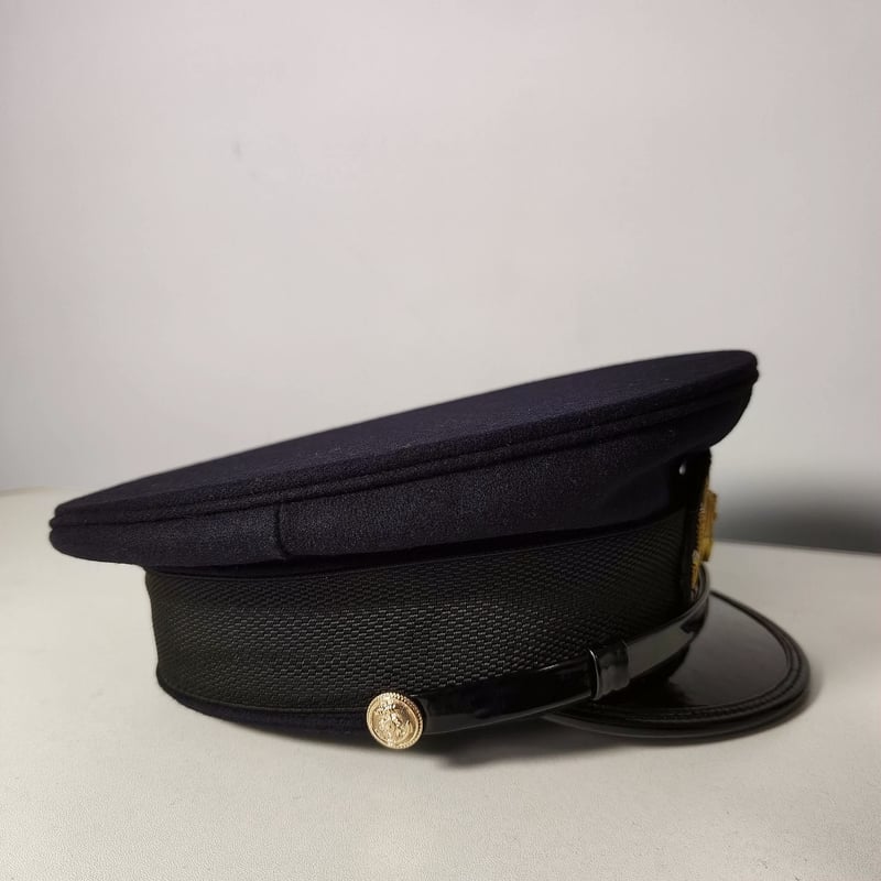WW2 大日本帝国海軍 士官軍帽 精密複製 IJN 制帽 士官帽 前章付