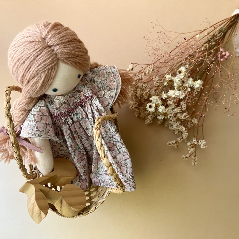 ダウンロード版】Dollアネモネワンピース／スモッキング刺繍レシピset