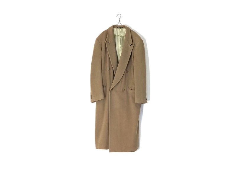 80-90s giorgio armani cashmere double long coa