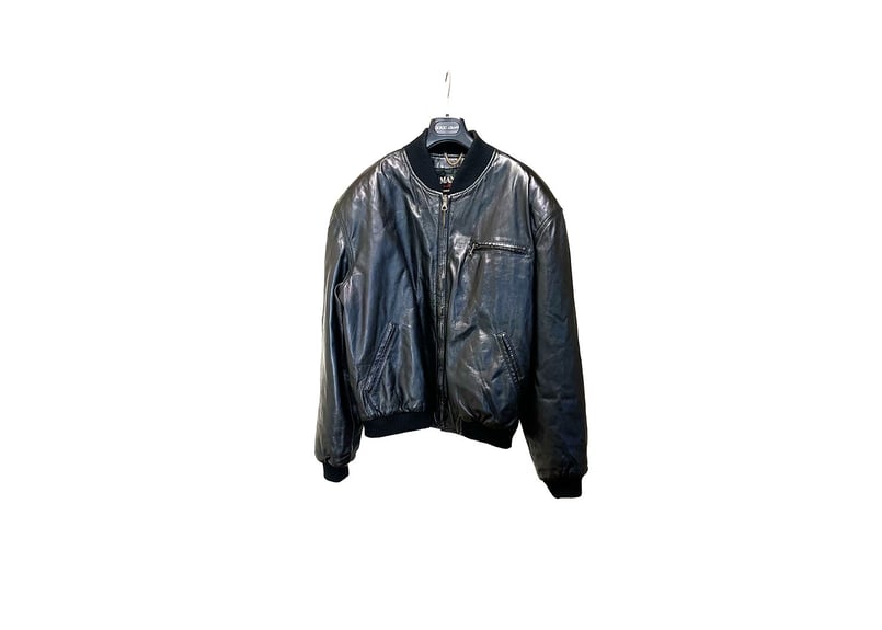 80-90s mani giorgio armani leather jacket | wee