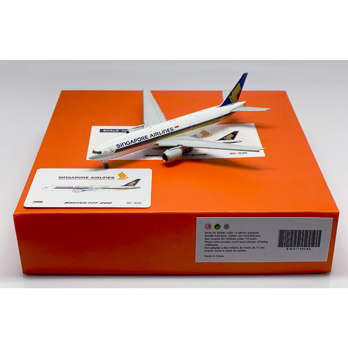 1/400 777-200 シンガポール航空 9V-SVN F