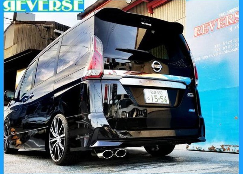 GFC27セレナ ハイウェイスター専用 車検対応オリジナル マフラーREV-19