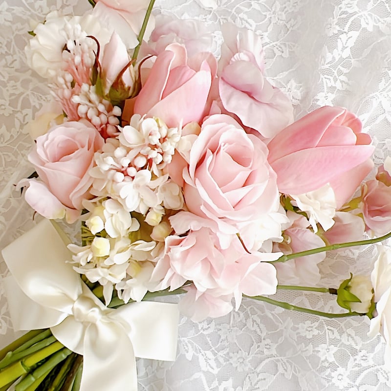 韓国風ブーケ/セミオーダー/アーティフィシャルフラワー | Sweet