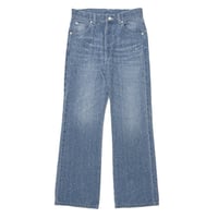 STUDS DAMAGED DENIM PANTS / BLACK | SKINS ONLIN