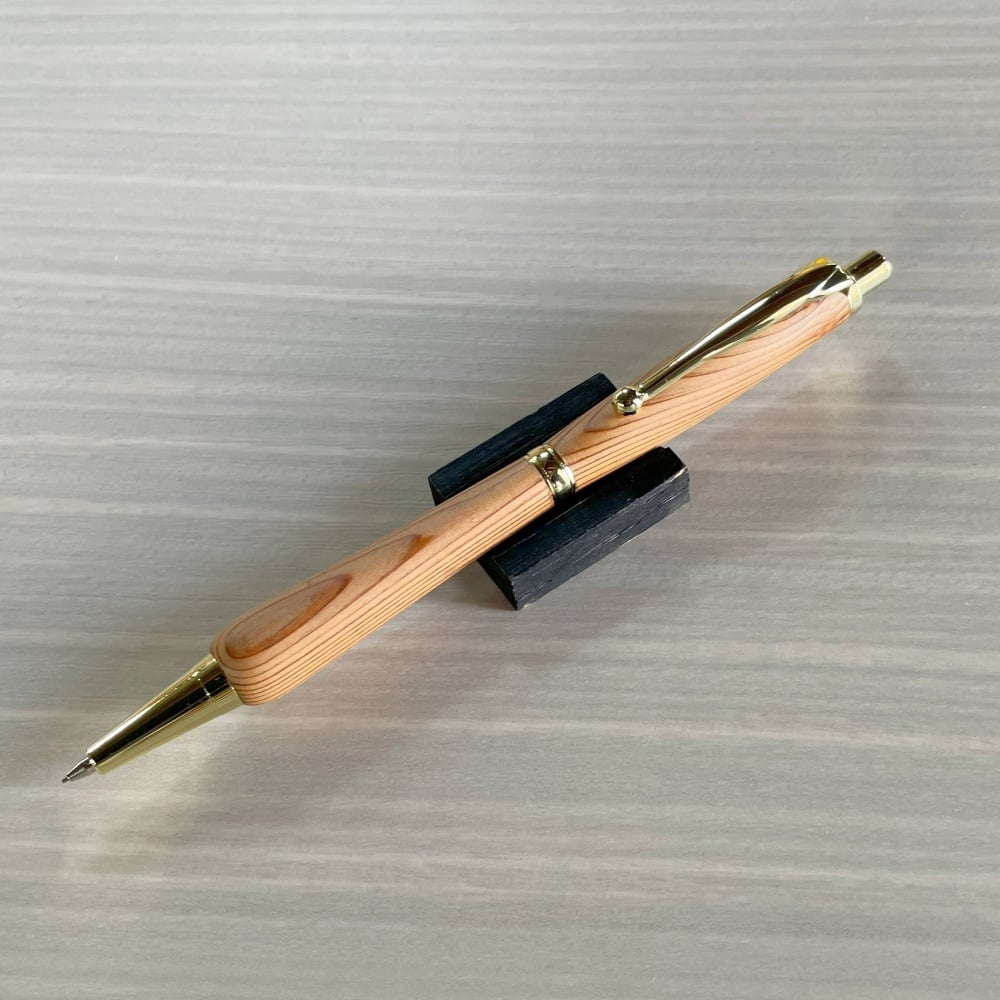 2Pice木軸シャープペンシル0.5mm（屋久杉）ゴールド金具 | MUKU屋