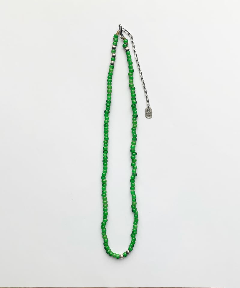Glass Beads Necklace by OK123! green | SHOP OK123