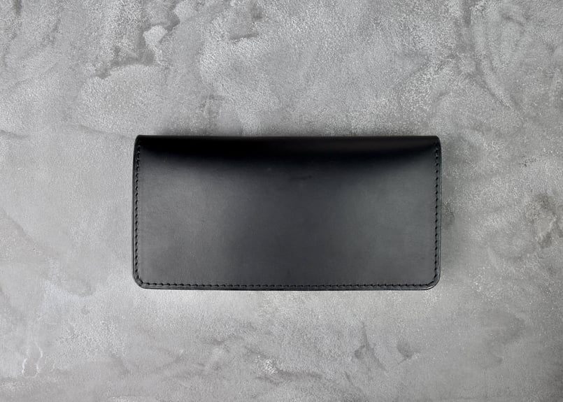 DRAKE ドレイク トラッカーロングウォレット ITALIAN-SMOOTH | BLACK