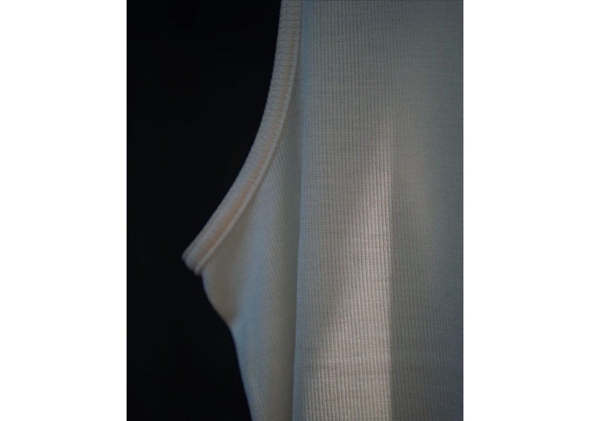 MAATEE&SONS Ex. WASHABLE SILK RIB TANK TOP | Mu