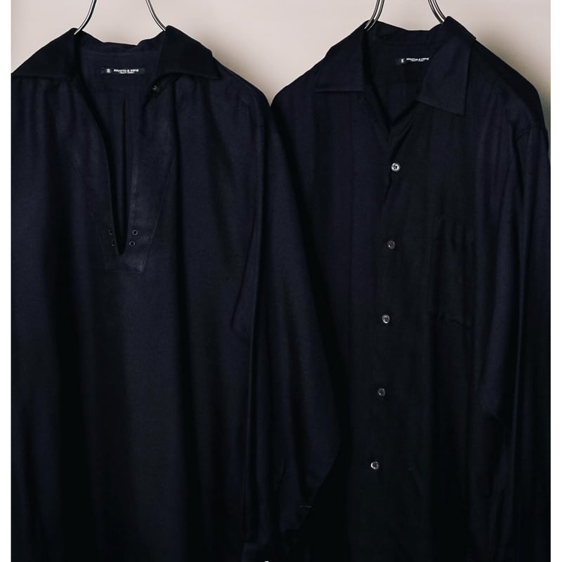 MAATEE&SONS SILK FLANNEL PULLOVER SHIRTS | Must