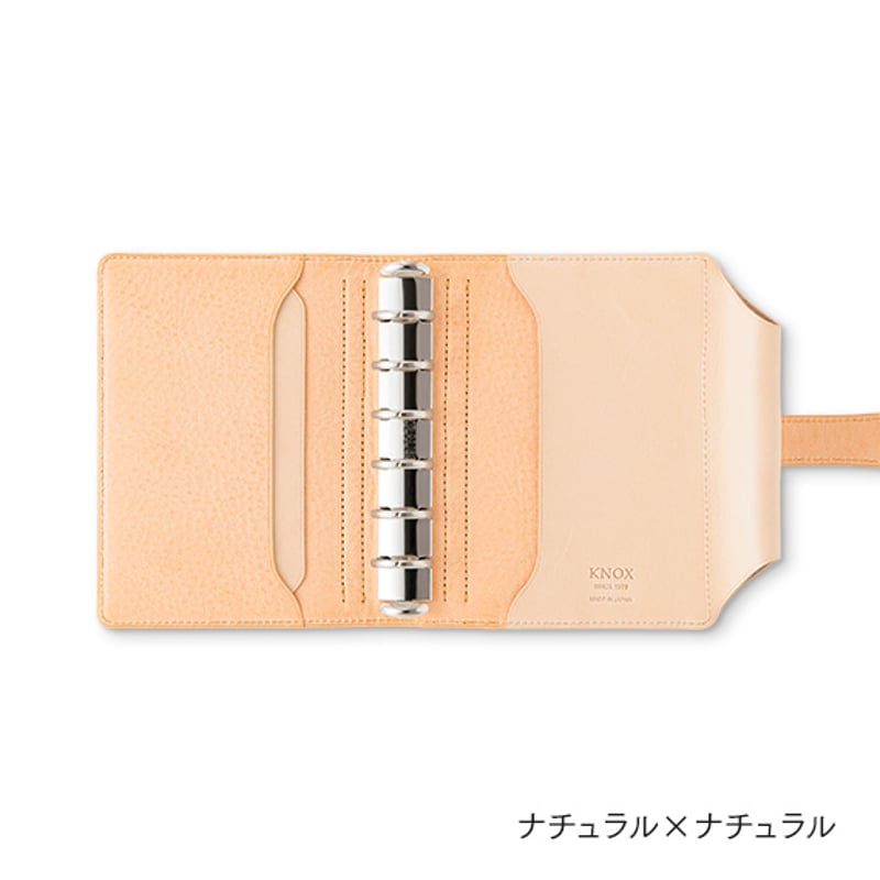 KNOX「N/PEARCE」ミニ6穴システム手帳 20㎜リング径 | NAGASAWA J