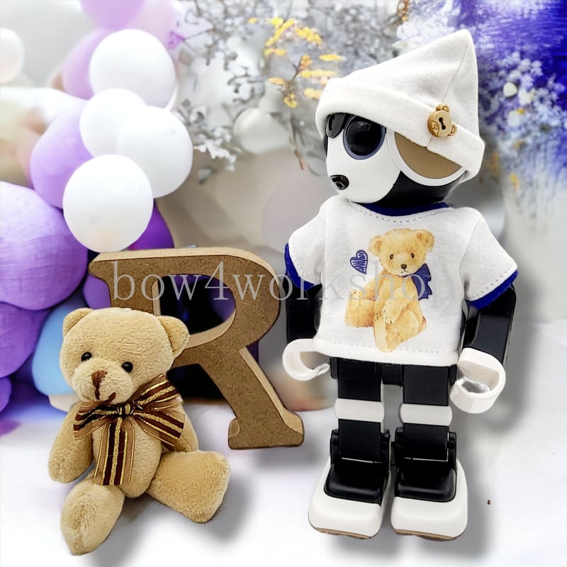 ロボホンの服/くまちゃんプリントTシャツセット | bow4workshop STORE