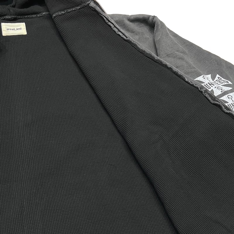 greatLAnd ORIGINAL CLUNKERS ZIP HOODIE / DOUBLE