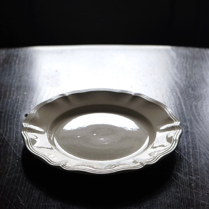 ディゴワン サルグミンヌ DIGOIN SARREGUEMINES 花リム皿 平皿 φ23cm