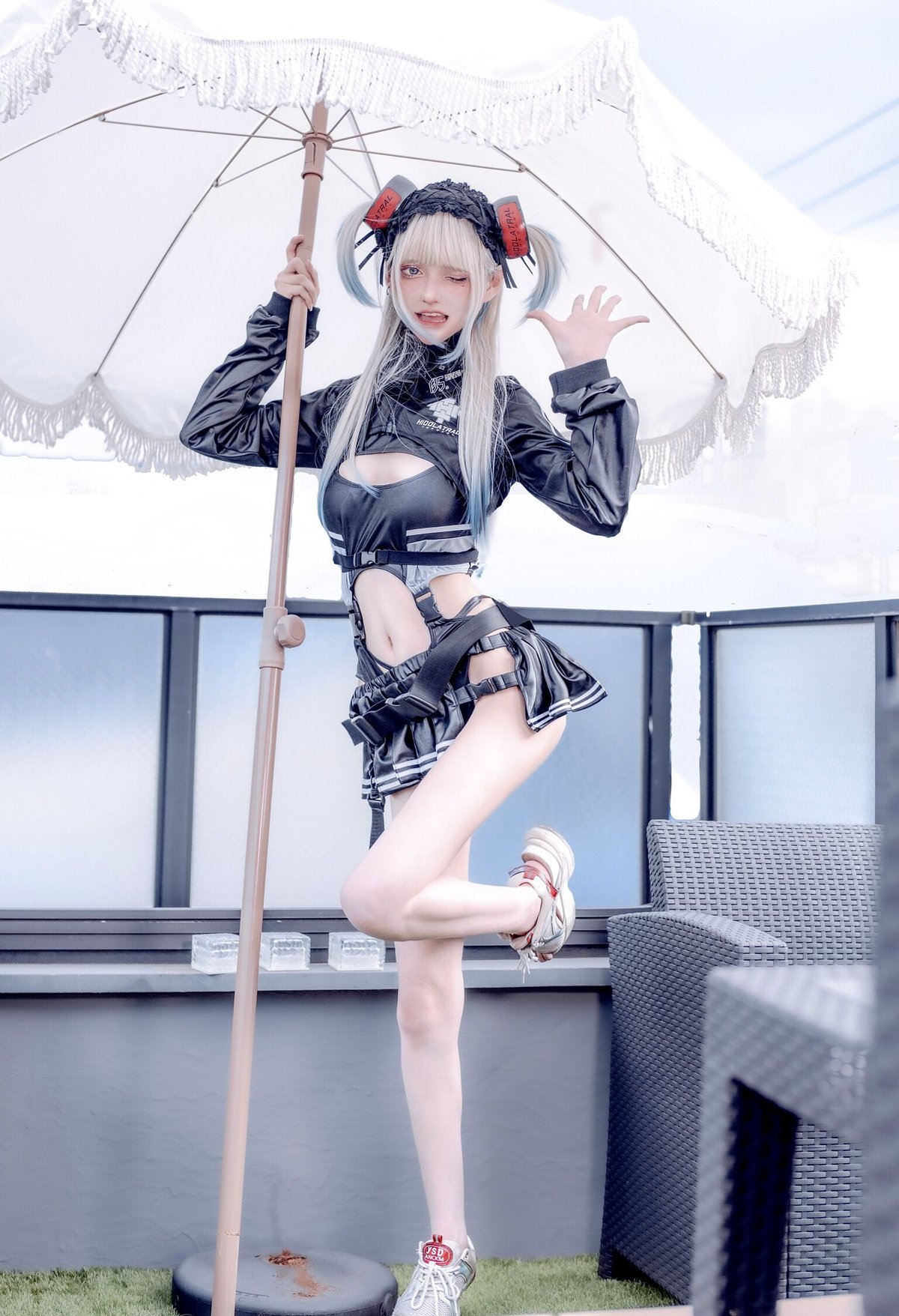 サイバージャージスイムウェア/レオタード 》BLACK | HIDOLATRAL THEODOL