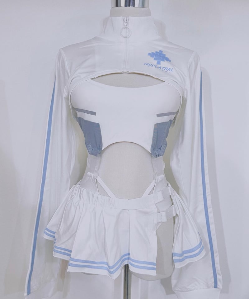 サイバージャージスイムウェア/レオタード 》WHITE | HIDOLATRAL THEODOL