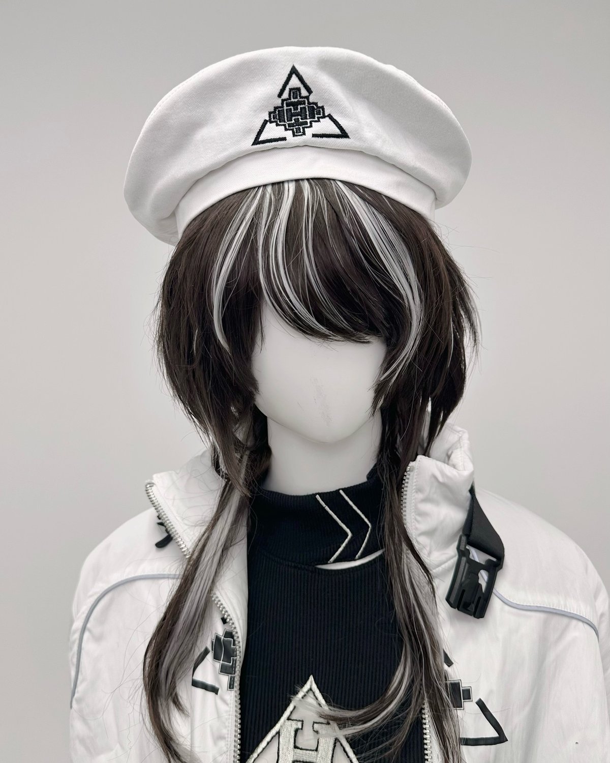 ブランドロゴベレー帽》WHITE | HIDOLATRAL THEODOL