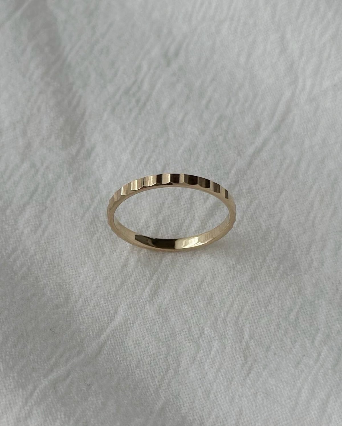 廃盤/クラシックベゼルリング/K10YG | peau_jewelry