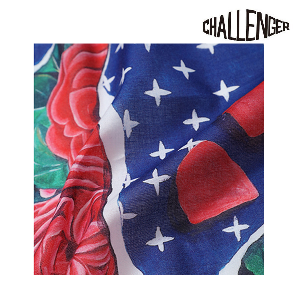 チャレンジャー CHALLENGER ROSE BANDANA | daze & easy