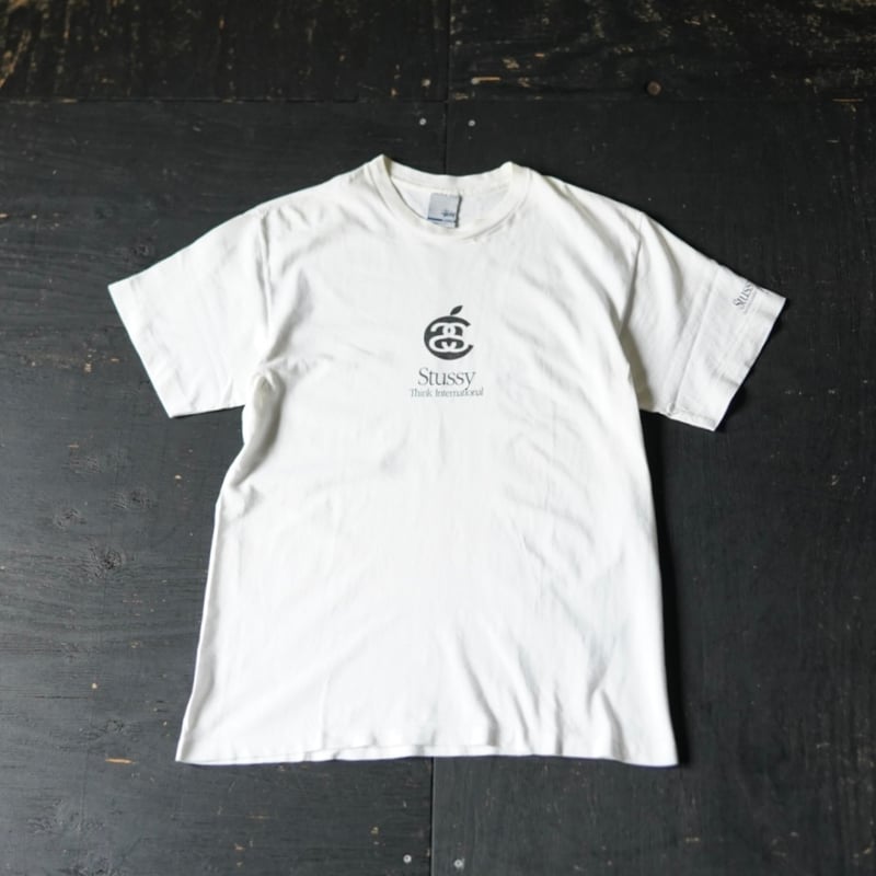 Stussy Apple T-shirt (00s M made in USA) | glob
