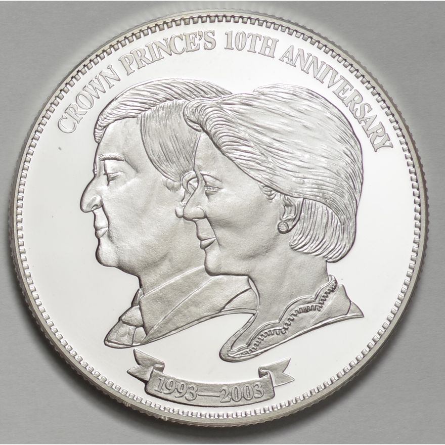 リベリア 1989年10ドル銀貨 Proof 昭和天皇 裕仁天皇 純銀 ◇記念銀貨