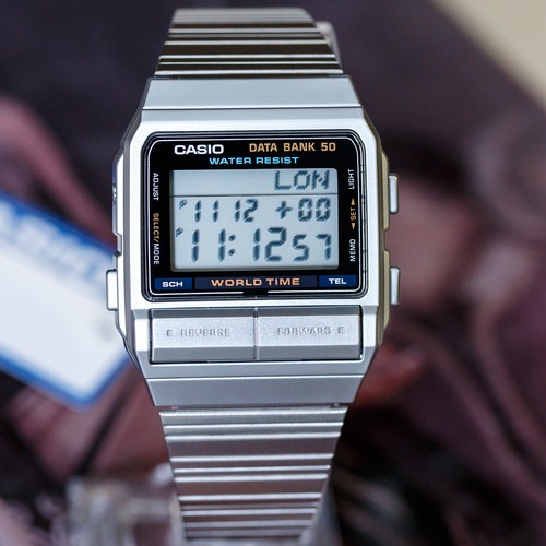 Casio DB520A-1AV Men's 50 Page Databank India | Ubuy