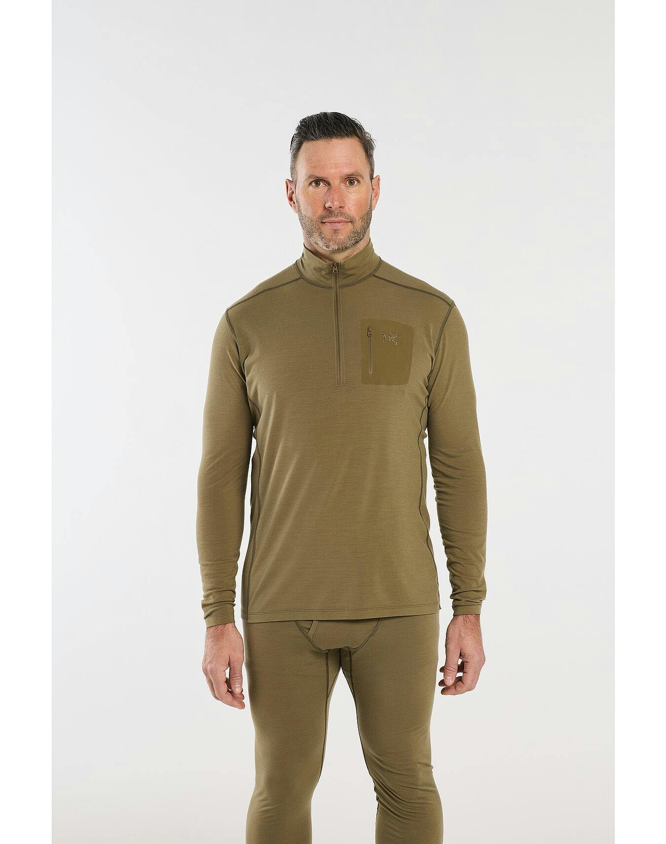 Cold WX Zip Neck AR - Wool Men's