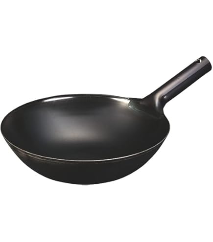 Amazon｜カンダ 中華鍋 北京鍋 鉄 30cm 板厚1.2mm 日本製 001049 プロ