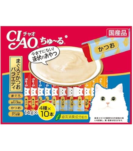 Amazon | CIAO ちゅーる バラエティー 大容量 5種X10本=50本 | チャオ
