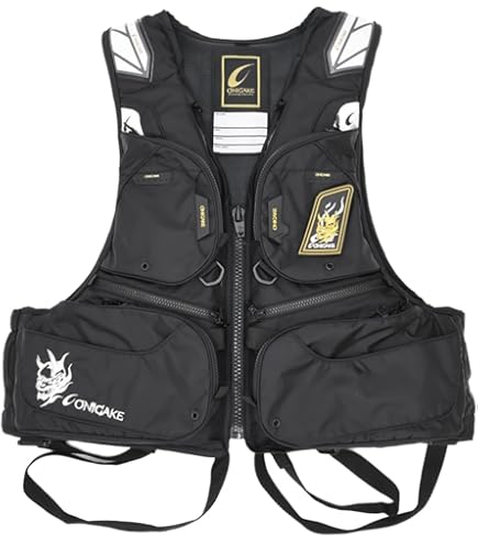 Amazon | 釣研(TSURIKEN) フローティングべストTV251 L ブラック