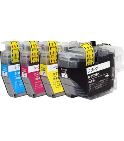 Amazon.co.jp: brother ブラザー LC3129-4PK (BK/C/M/Y) 【4色パック