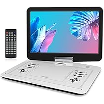 Amazon.co.jp: ポータブルDVDプレーヤー 15.5型 FANGOR 車載携帯式DVD