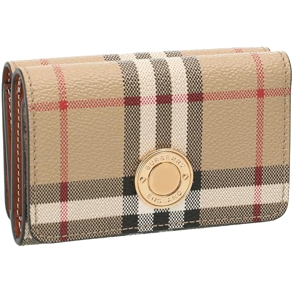 Amazon | [バーバリー] 財布 三つ折り ヴィンテージチェック スモール