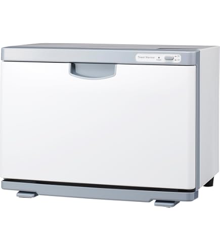 Amazon | タオルウォーマー TW-18F［ホワイト前開き］おしぼり蒸し器