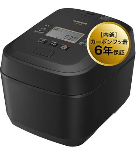 Amazon | 日立 炊飯器 5.5合 圧力&スチームIH ふっくら御膳 RZ-V100EM