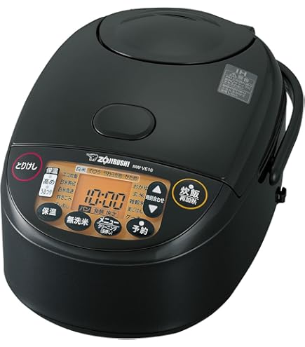 Amazon | RC-10VST-K(グランブラック) 炎匠炊き 真空圧力IHジャー炊飯