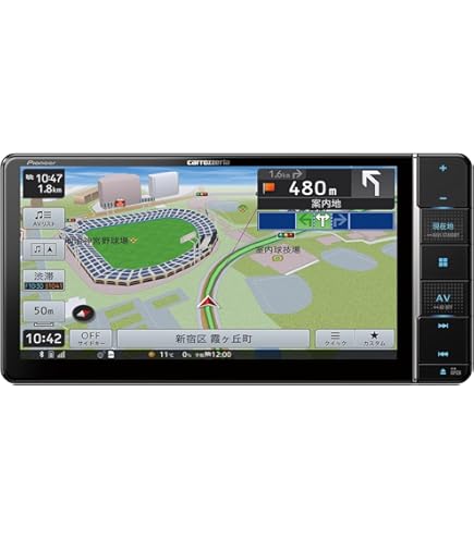 Amazon | カロッツェリア(パイオニア) 楽ナビ AVIC-MRZ077 7型ワイド
