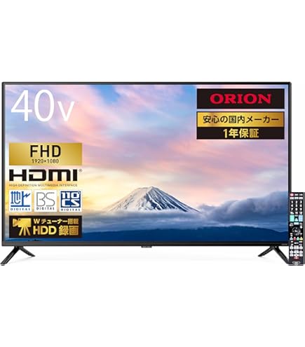 Amazon | オリオン ORION チューナーレス スマートテレビ 40インチ