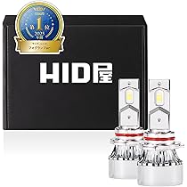 Amazon | HID屋 HB3 HB4 LED ヘッドライト 爆光 電球色 ハロゲン色
