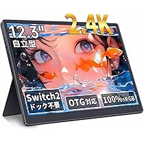 Amazon.co.jp: HAILESI モバイルモニター 12.3インチ 2.4K 2400x1600