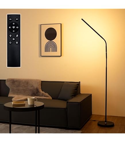 Amazon.co.jp : イケア イッペルリグ ダークグレー LED フロアランプ