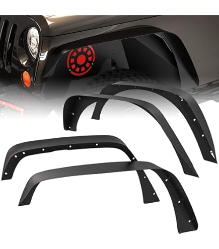 Amazon | KBD ボディキット Jeep Wrangler 2007-2018 4個 フロント