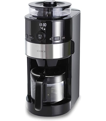 Amazon | シロカ 全自動コーヒーメーカー コーヒーサーバーガラス STC